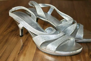 Apt.9 Womens 8.5 Kohl's Ankle Strap Open Toe High Heel Dress Pump Sandals - Picture 1 of 10