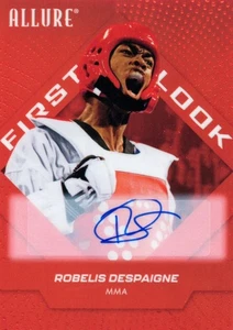 Autógrafo Robelis Despaigne #133 arco iris rojo primer vistazo 2025 encanto de cubierta superior - Imagen 1 de 2