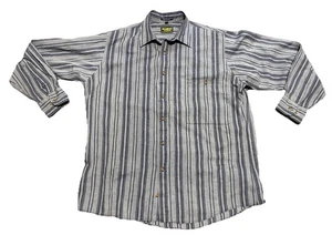 OshKosh B’Gosh Herren Langarm Hemd Gr. Large Vintage Einnadel Blau - Bild 1 von 4