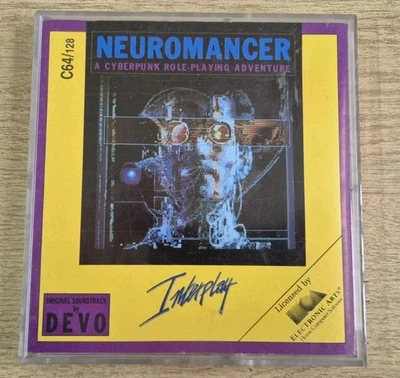Commodore 64 Neuromancer 5.25 floppy Disk game by Electronic Arts Complete Devo - Image 1 of 4