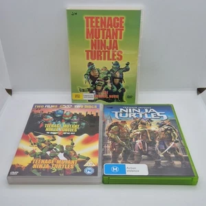 TMNT Teenage Mutant Ninja Turtles Movies 1, 2, 3 & 4 Animated Adventure DVDs PAL - Picture 1 of 11