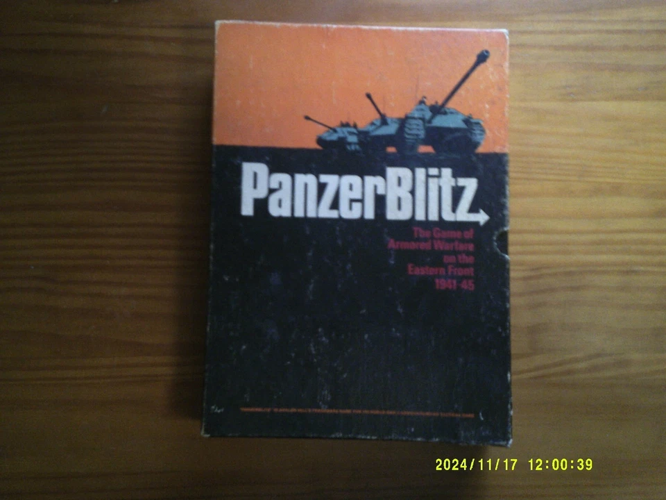 1970 Avalon Hill Panzer Blitz Bookcase Game WWII Armored Warfare Eastern Front - Image 1 of 4