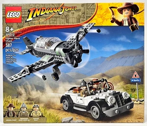 LEGO INDIANA JONES SET 77012 FIGHTER PLANE CHASE NEW IN DAMAGED BOX SHIPS FREE!! - Picture 1 of 3