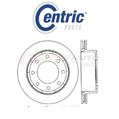 Centric C-TEK Disc Brake Rotor for 2001-2002 Chevrolet Silverado 2500 HD gq Foto 1 de 4