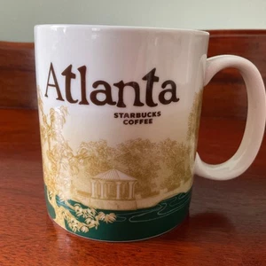Starbucks Atlanta Global Icon City Collectors Series 16 oz Coffee Mug 2011 EUC - Picture 1 of 4