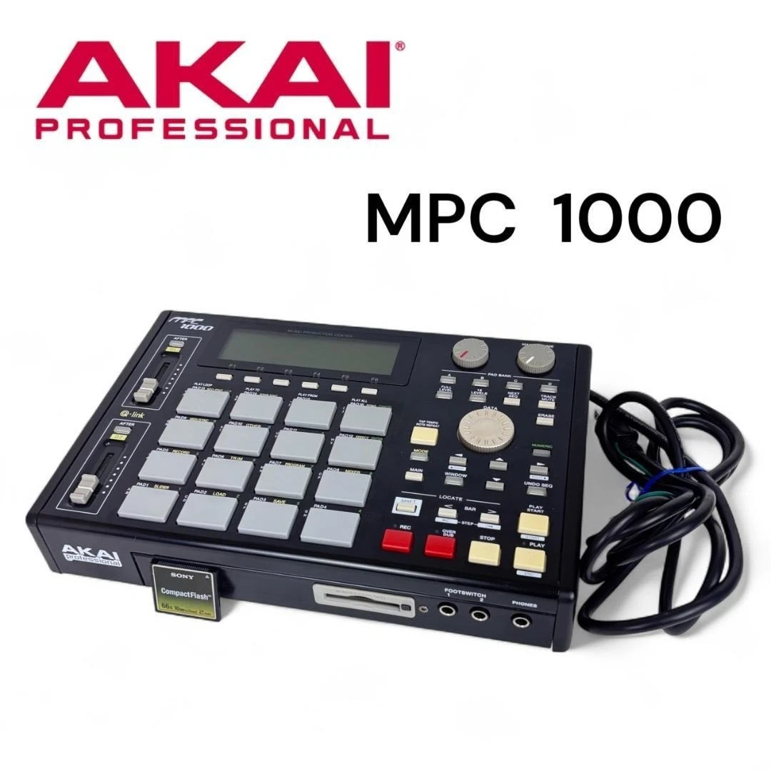 AKAI MPC1000 正規店でのメンテナンス済み CFカード2GB付き AKAI