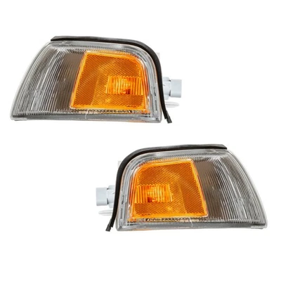 For Mitsubishi Mirage Corner Light 1997-2001 Driver & Passenger Pair Amber Lens Foto 1 de 4