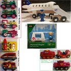 elektrische Lok Holzbahn Eichhorn / BRIO Flugzeug aus 33306 Monorail 33305 #SII