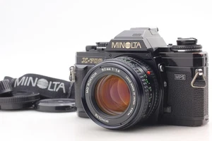 [Exc+5] Minolta New X-700 Black 35mm Film Camera MD 50mm f/1.4 Lens From JAPAN - Picture 1 of 15