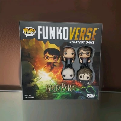 Funko Pop FUNKOVERSE Harry Potter 100 (4 Character Pack) Board Strategy Game - Image 1 of 4