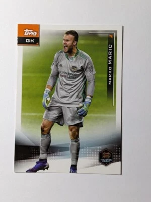#40 Marko Maric - Houston Dynamo - 2021 Topps MLS Soccer - Image 1 of 2