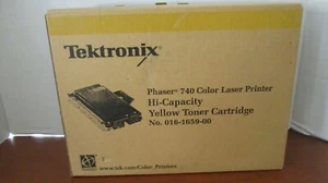 TEKTRONIX PHASER 740 COLORSTIX HI CAPACITY YELLOW TONER CARTRIDGE~016-1659-00 - Picture 1 of 2
