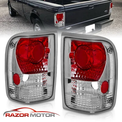 Par de luces traseras cromadas estilo fábrica Ford Ranger 1993 1994 1995 1996 1997 Foto 1 de 4