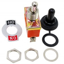 Home SPST Waterproof Switch Cap Type Toggle Switches Practical Portable Mini