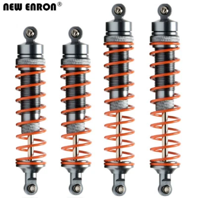 2/4Pcs Alloy Front Rear Oil Shock Absorber Damper For 1:10 RC Traxxas Slash 4X4 - Image 1 of 4