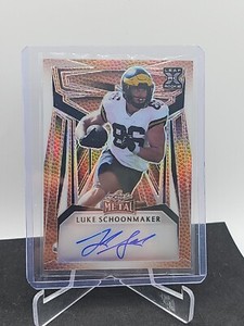 2023 Leaf Metal Draft LUKE SCHOONMAKER auto 1/5 Rookie