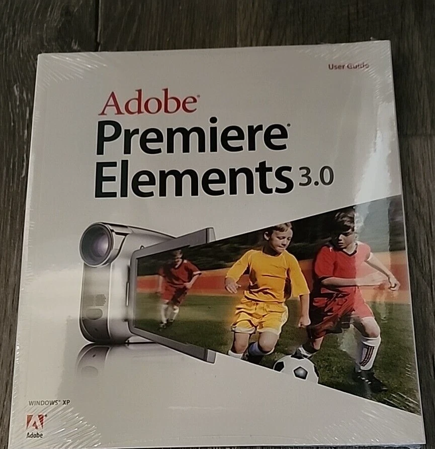 Adobe Premiere Elements 3.0 User's Guide for Windows XP Factory Sealed New - Image 1 of 1