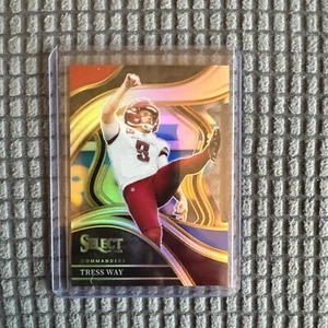 Tress Way 2023 Panini Select Troquelado Club Nivel Plata Prizm Commanders - Imagen 1 de 2