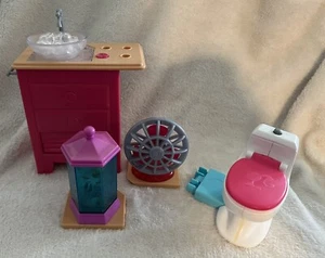 2015 Barbie Dream House Vanity Sink Fan Fish Tank Sink All works. See Descrip - Picture 1 of 5