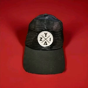ZYIA Active Black Mesh Ball Cap Hat Snapback Baseball - Picture 1 of 1