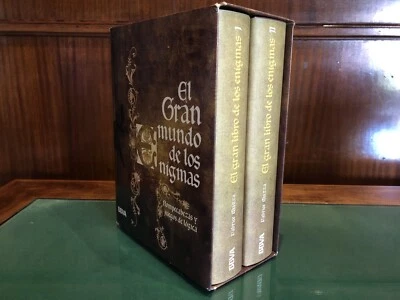 El gran libro de los enigmas: rompecabezas y juegos de lógica (2 tomos) 2008/09 - Imagen 1 de 4