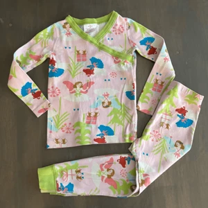 Hanna Andersson size 4 Crossover Holiday Long John Pajamas - Picture 1 of 9