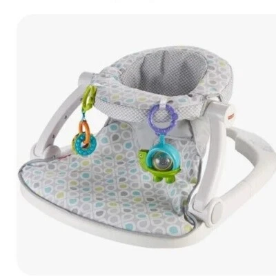 Fisher Price 坐式地板座椅 - 灰色/绿色/蓝色 — 第 1/3 张图片