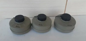 LOT 3 NEW SEALED PREMIUM ISRAELI NATO NBC 40mm GAS MASK FILTER IDF - Picture 1 of 2