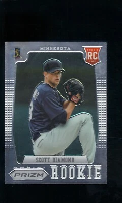 Tarjeta de béisbol 2013 Panini Prizm Scott Diamond RC #161 casi nueva-como nueva Twin Foto 1 de 2