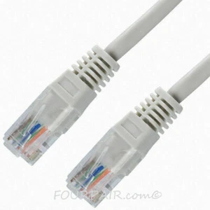 15ft - CAT6 Ethernet Network LAN Router Patch Cable Cord Wire 550 MHz RJ45 White - Picture 1 of 1