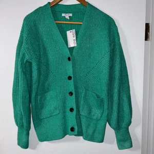 Nine West Woman's Cardigan Drop Shoulder Blouson Sleeve NEW with TAGS Size XS - Picture 1 of 4