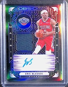 Panini 2020-21 - Obsidian, Eric Bledsoe, automático, 14/49, Matrix, Pelicans - Imagen 1 de 2
