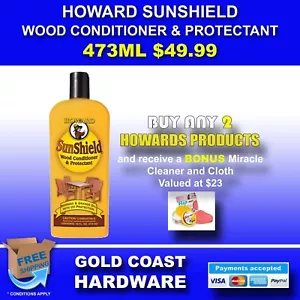 HOWARD PRODUCTS SUNSHIELD WOOD CONDITIONER & PROTECTANT - Picture 1 of 1