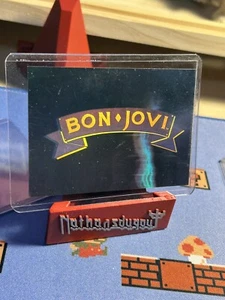 1991 Mega Metal Chase Hologramma Carta Collezionabile BON JOVI In perfette condizioni Capelli Metallo Sambora - Foto 1 di 2