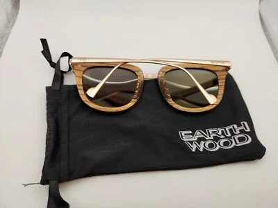 Gafas de sol polarizadas Earth Wood Nissi - madera de cebra/oro rosa sol 24 Foto 1 de 4