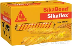 20 x DARK GREY Sika SIKAFLEX PRO Polyurethane Silicone Joint Sealant 600ml SSG - Picture 1 of 6