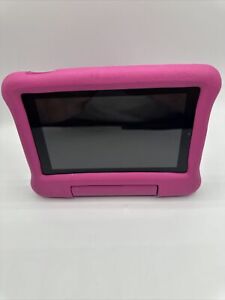 Amazon Fire 7 Tablet - 7" Display - 16 GB - 9th Gen - M8S26G Pink Kids- Reset