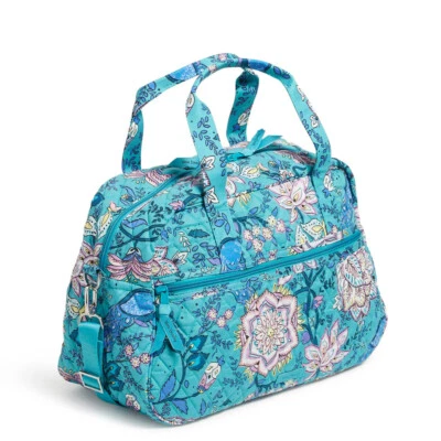 Peacock Garden Vera Bradley Carry On Compact Travel Bag Trolley Sleeve NWT - Image 1 of 4