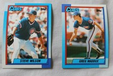 1990 Topps Chicago Cubs Baseball Card Pick one