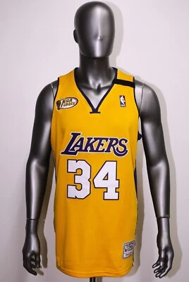 Shaquille O'Neal Mitchell & Ness NBA Finals 99 Jersey Los Angeles Lakers Size M - Photo 1/4