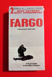 Fargo (1996 VHS) 90's Coen Brothers Macy Buscemi McDormand Thriller - Sealed - Picture 1 of 6