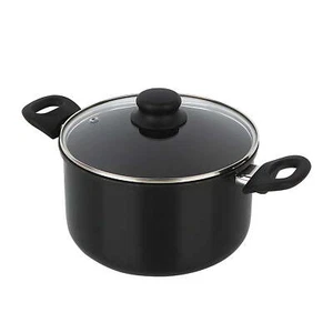Mainstays Aluminum Black Non-Stick Coated 5QT Dutch Oven with Glass Lid - Picture 1 of 5