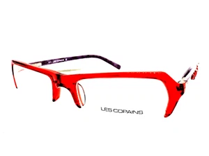 Les Copains Monture pour Lunettes de Vue Femme Made IN Italy Rouges Lecture Neuf - Picture 1 of 5