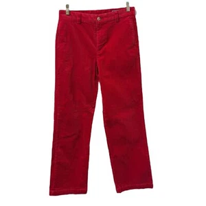 VINEYARD VINES Boys Corduroy Pants Holiday Red Sz 14/ Medium Preppy Christmas - Picture 1 of 12