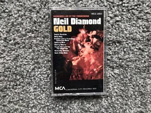 Neil Diamond Gold Cassette Recorded Live At The Troubadour MCC 2007 VG Cond - Picture 1 of 5
