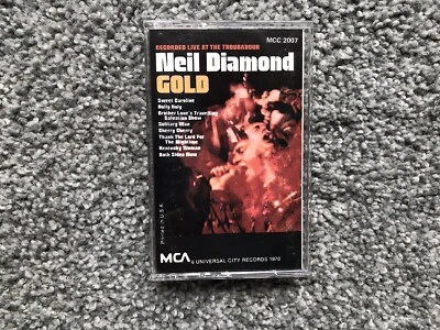 Neil Diamond Gold Cassette Recorded Live At The  Troubadour  MCC 2007  VG Cond - Image 1 of 4