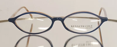 Gafas originales Kenneth Cole Jane Seeore 809 AZUL MARINO nuevas de plástico 48-14-145 Foto 1 de 4