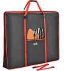 Art Portfolio Case Art Supply Storage Organizer Art Bag With Frame Constructi...