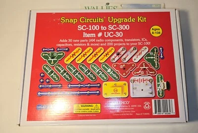 NEW Snap Circuits UC-30 Upgrade Kit Expands SC100 to SC300 Snap Circuits Jr Kit - Image 1 of 2