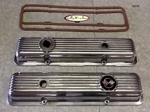 69-74 CAMARO Z28 & LT1 69-77 CORVETTE NEW POLISHED ALUMINUM VALVE COVER COVERS - Picture 1 of 2
